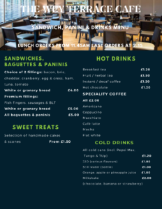 Navy Blue Green Modern Club Bar Menu-2